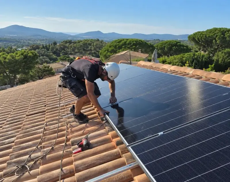 Installateur panneaux solaires Le Sourn — pose photovoltaïque sur toiture